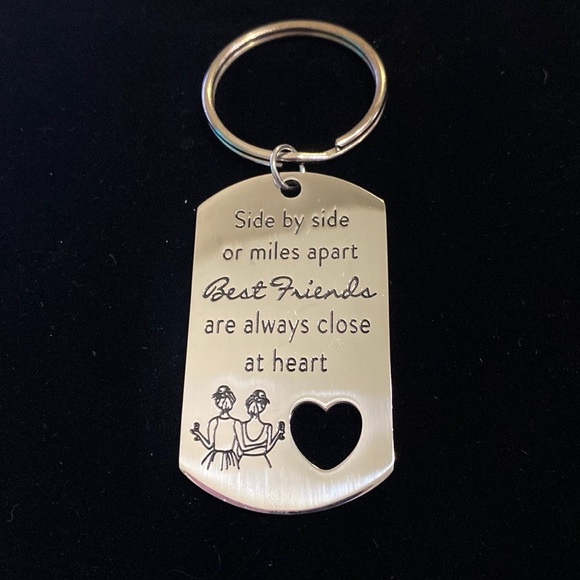 Best Friend Keychain Gift Long Distance - Picture 3 of 3